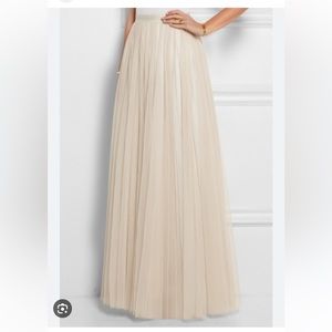 Needle &Thread tulle maxi skirt in light dusty pink